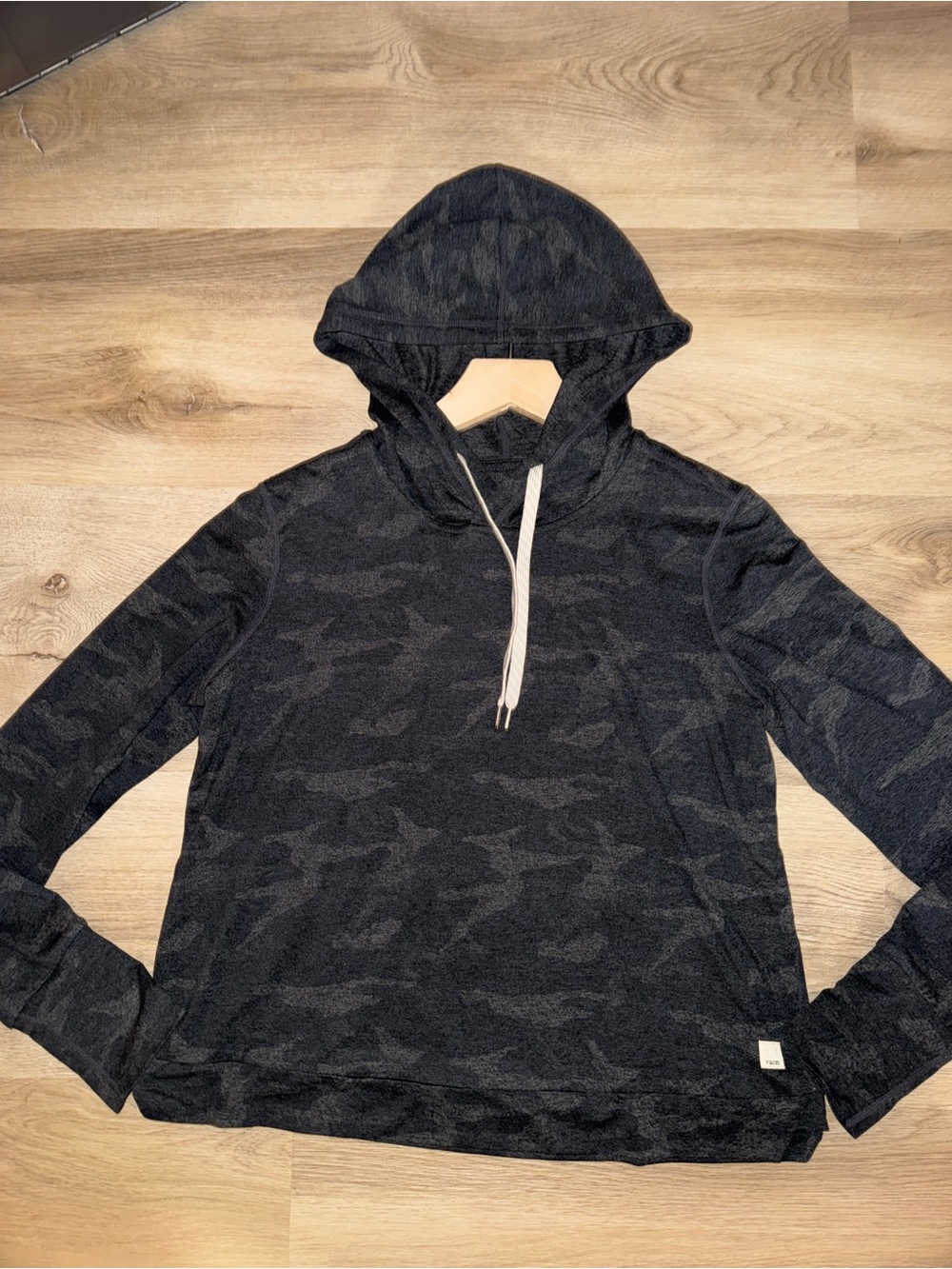 Vuori Black Camouflage Hoodie Sweatshirt